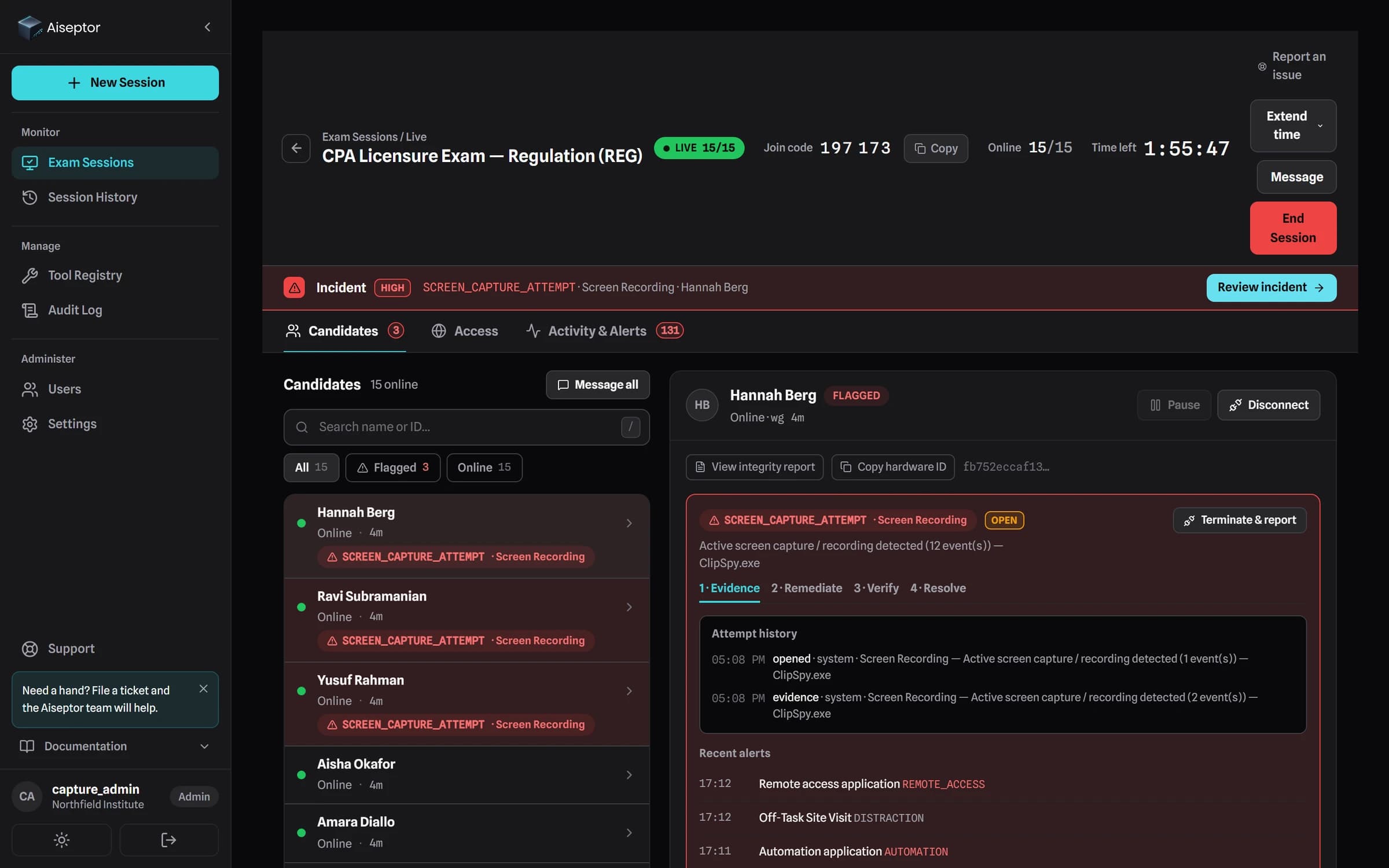 Guided incident remediation: Evidence, Remediate, Verify, Resolve