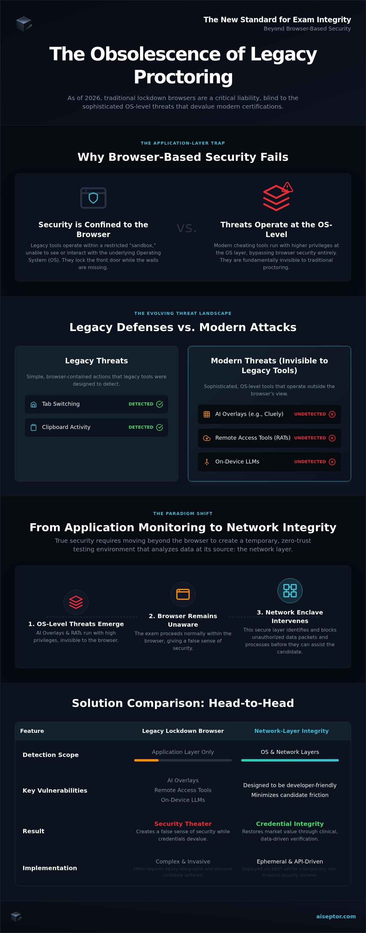 How to Prevent Cheating in Online Certifications (2026) infographic